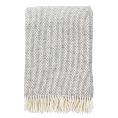 klippan wollen plaid preppy kleur grijs
