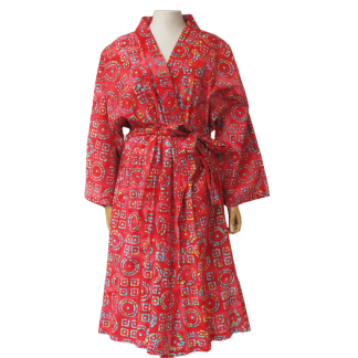 Kimono Batik Rood