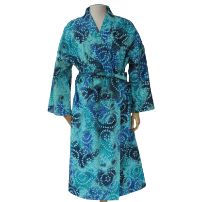 Kimono Batik zeegroen