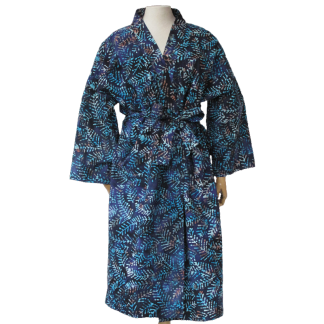 Kimono Batik blue forest