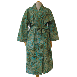 Kimono Batik mos/blauw