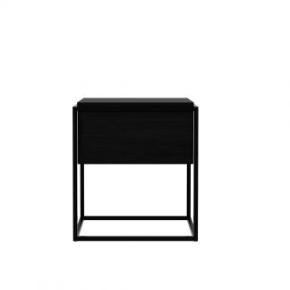 26870 Oak Black Monolit bedside table - 1 drawer_f