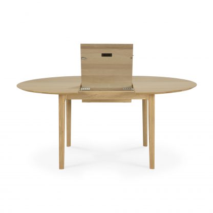 51527_Oak_Bok_round_extendable_dining_table